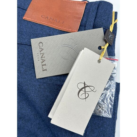 Canali Men's‎ Impeccabile Wool 5-Pocket Pants - Picture 5 of 13